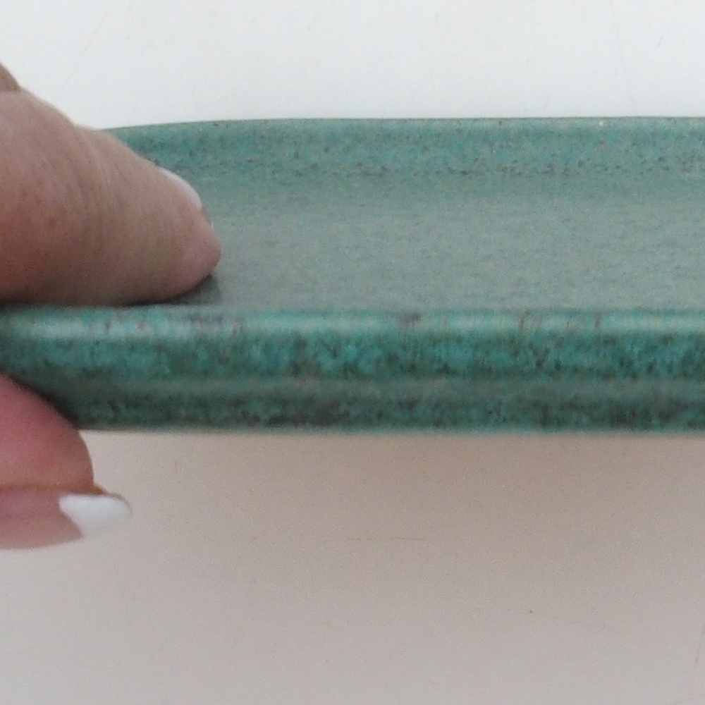 Miska ceramiczna H38 -12 x 11 x 1 cm - zielona