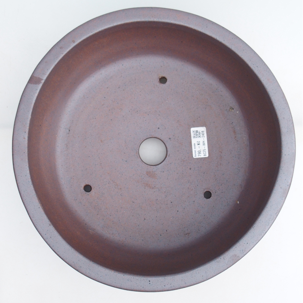 Ceramiczna miska do bonsai 31,5 x 31,5 x 12 cm, kolor metaliczny