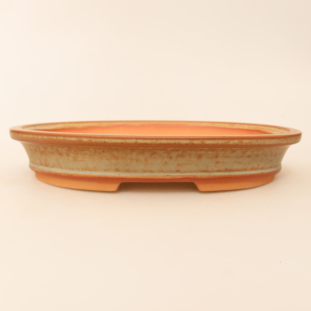 Ceramiczna miska  21 x 14,5 x 3,5 cm, kolor beżowy