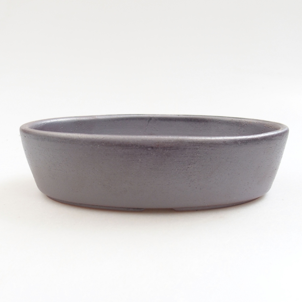 Ceramiczna miska bonsai 16,5 x 11,5 x 4 cm, kolor metaliczny