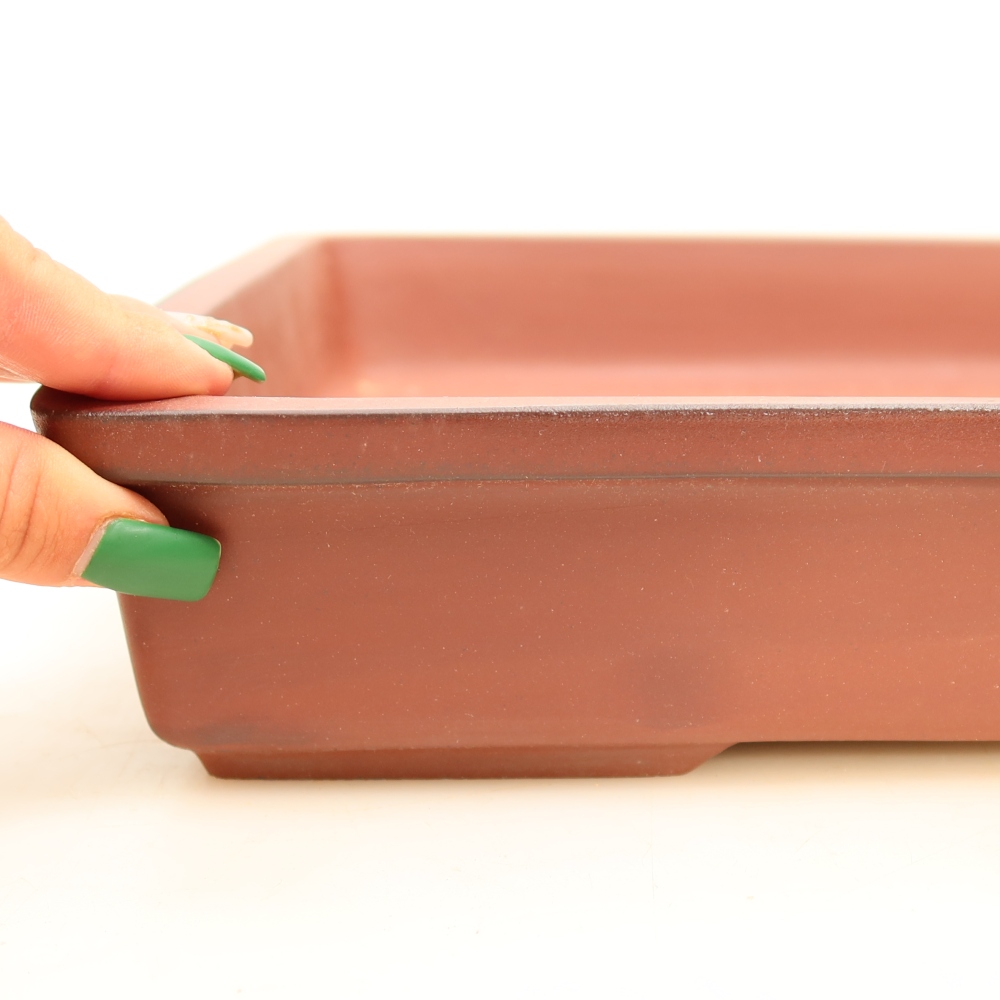 Miska ceramiczna  45 x 29 x 6,5 cm, kolor ceglasty – WYŁĄCZNIE ODBIÓR OSOBISTY lub transport na palecie