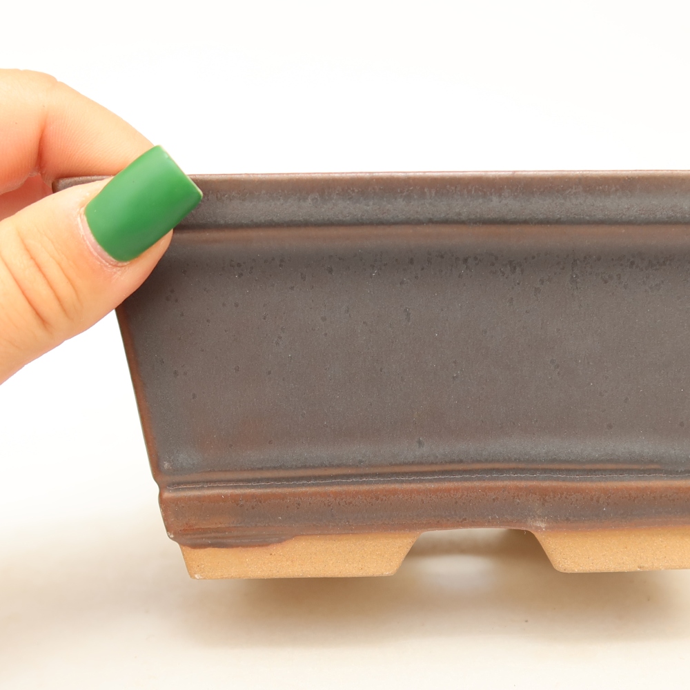 Ceramiczna miska  14,5 x 12,5 x 7 cm, kolor brązowy