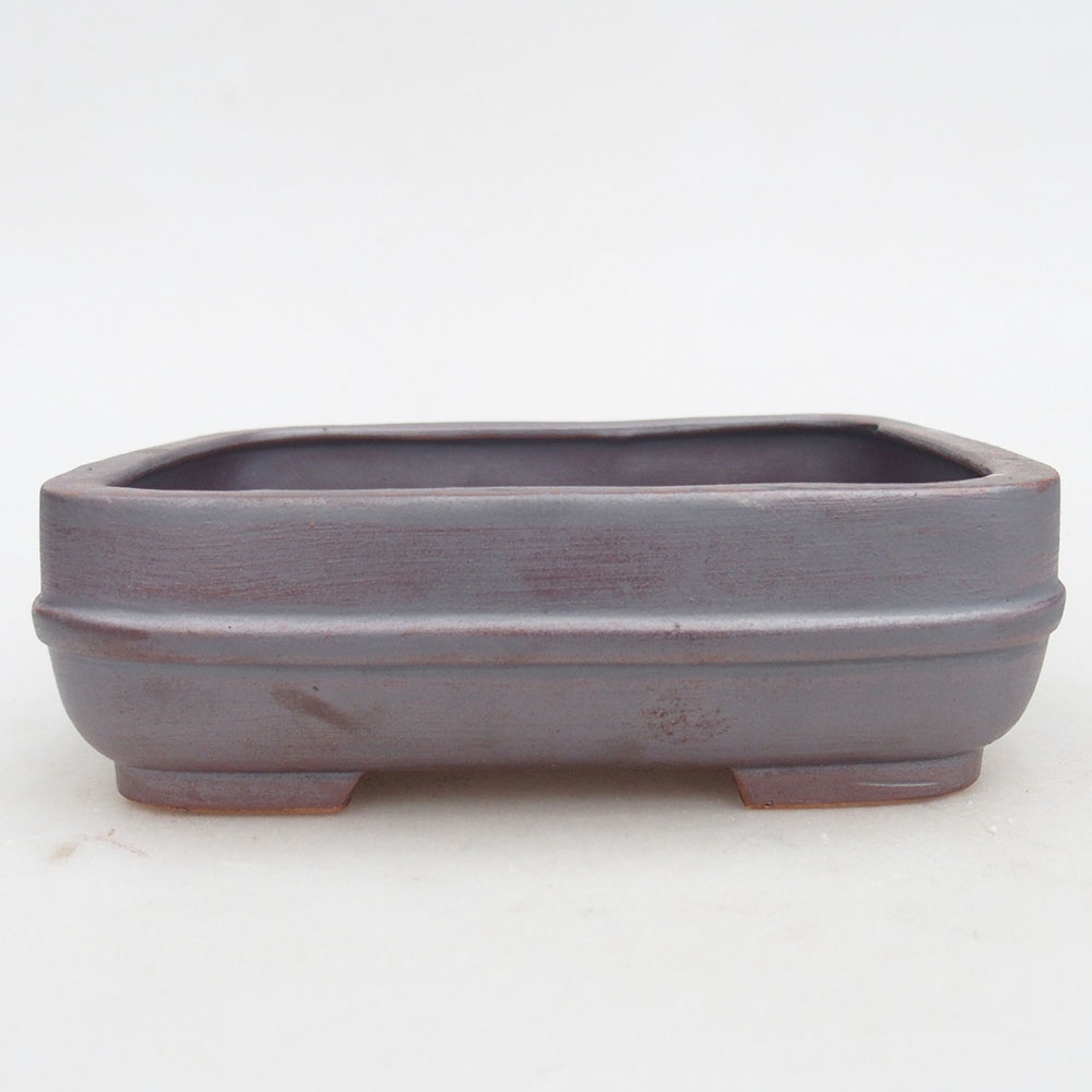 Ceramiczna miska na bonsai 14,5 x 12,5 x 4,5 cm, kolor metaliczny
