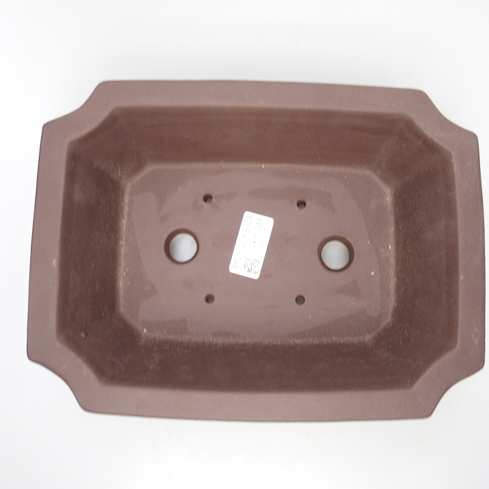 Miska 25 x 20 x 8,5 cm brązowa