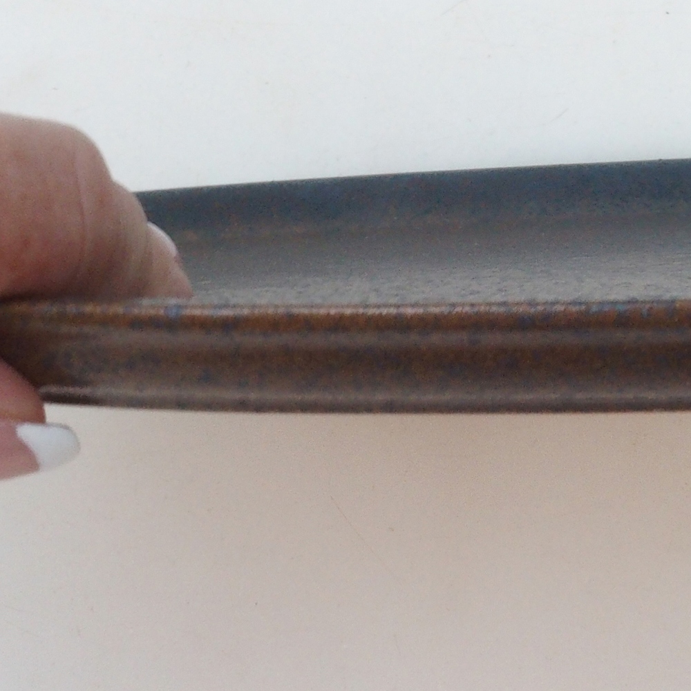 Miska ceramiczna H15 -25 x 15 x 1 cm - brązowy