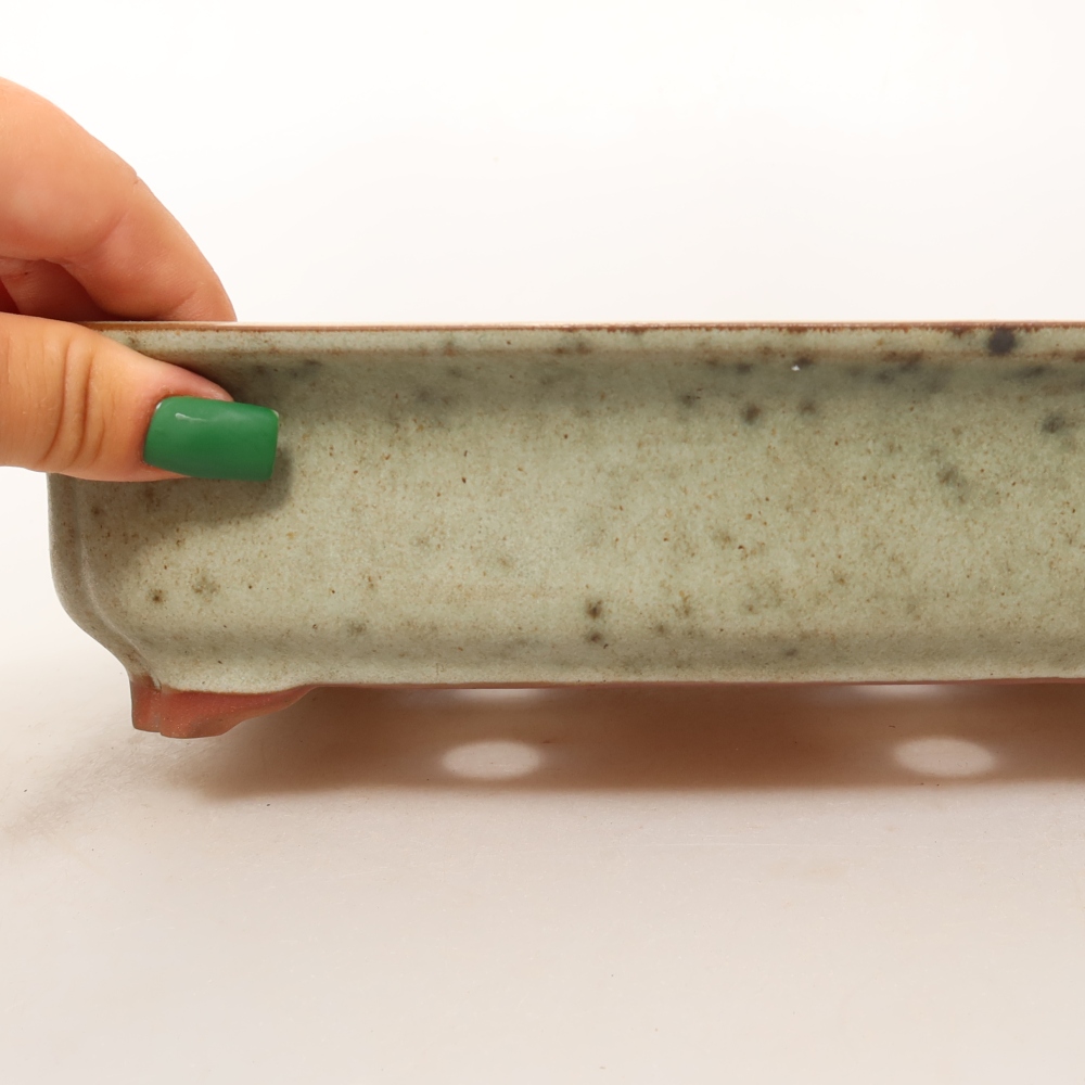 Ceramiczna miska  24,5 x 17,5 x 6 cm, kolor beżowy