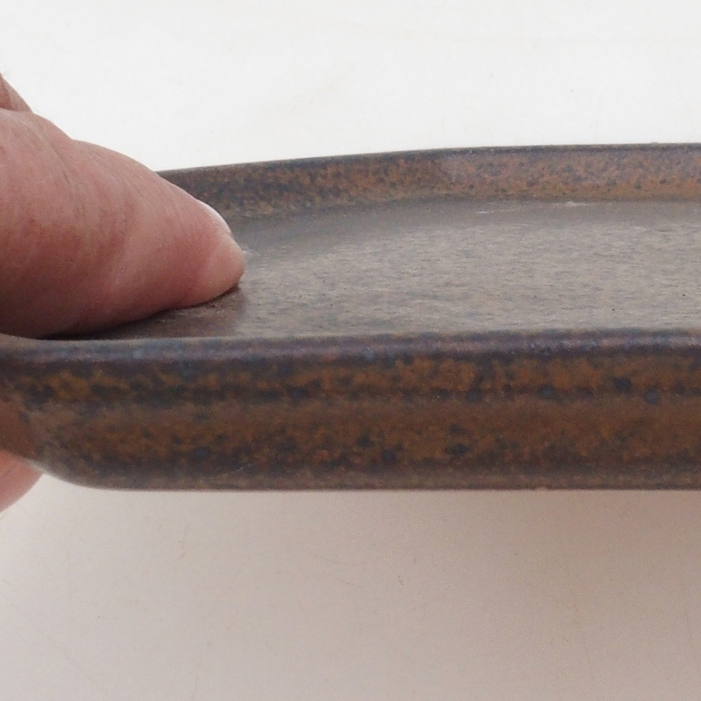Miska ceramiczna H14 - 18 x 18 x 1 cm - niebieska