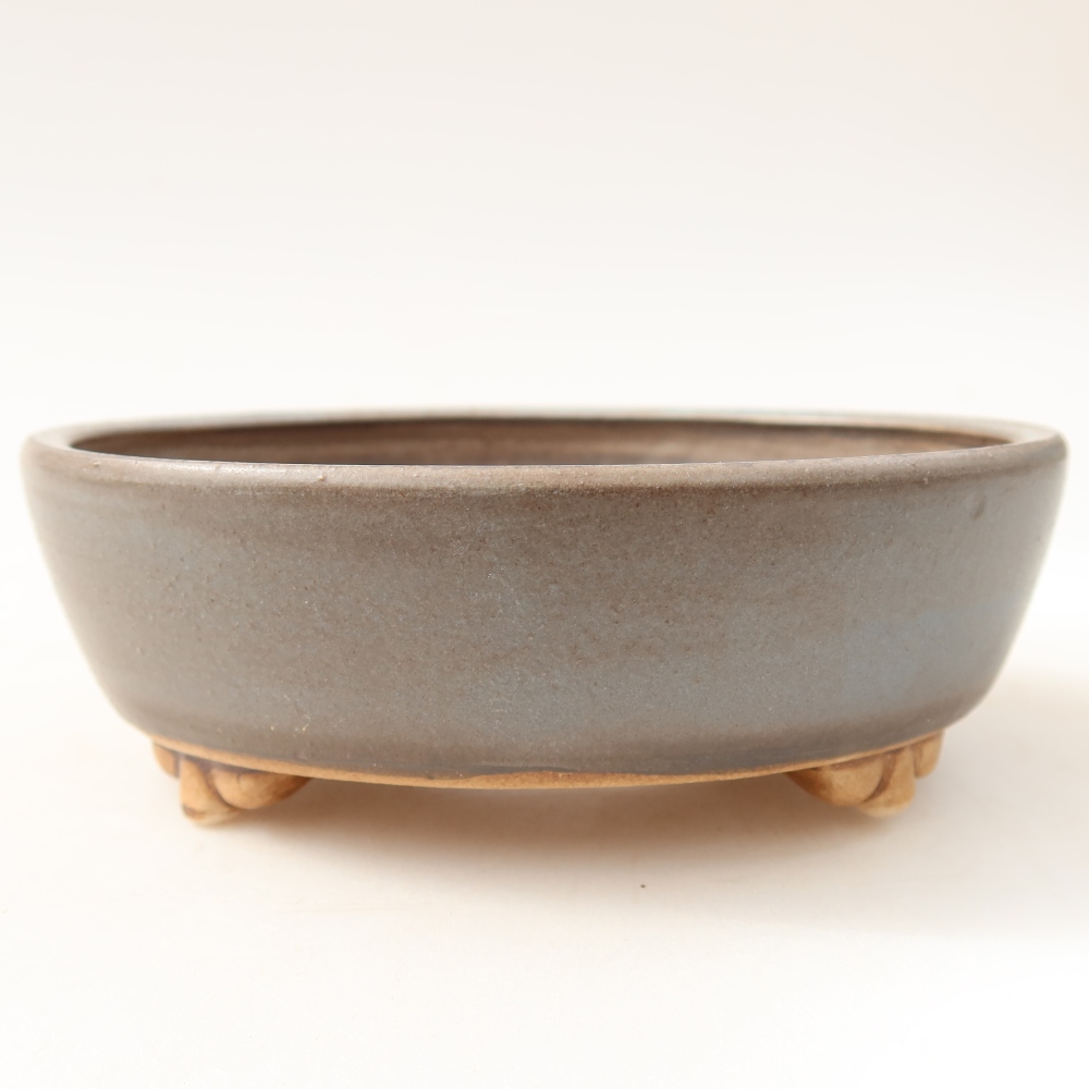Ceramiczna miska do bonsai 12 x 10,5 x 4 cm, kolor niebieski