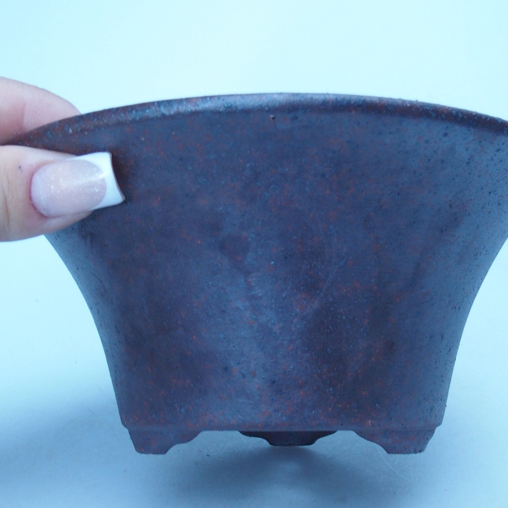 Miska 15 x 15 x 7 cm brązowa