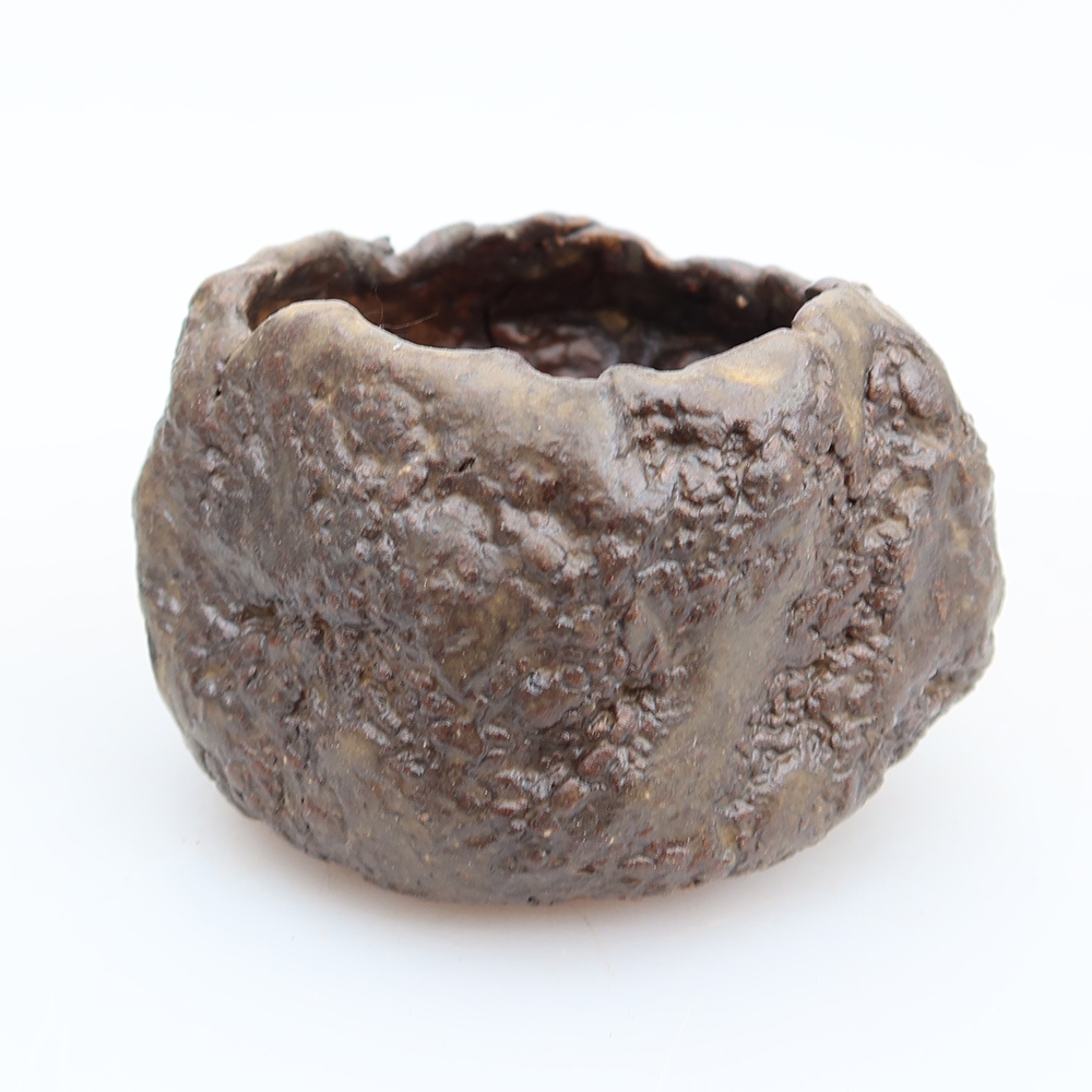 Ceramiczna skorupka  5,5 x 5,5 x 5 cm, kolor brązowy