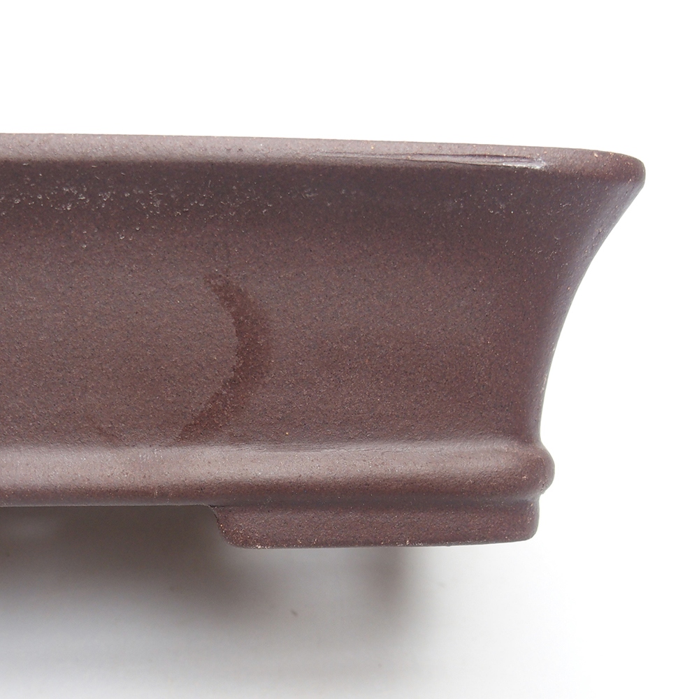 Miska 19 x 14 x 6 cm brązowa