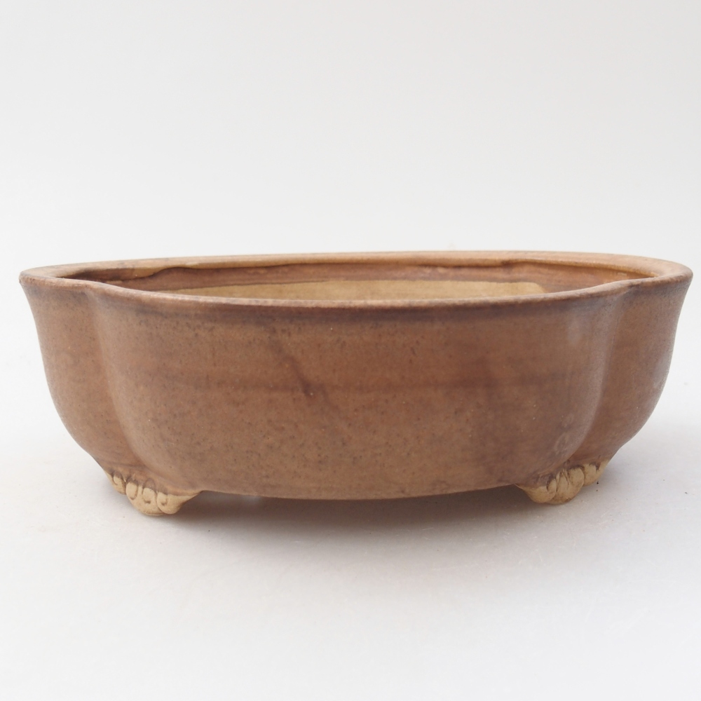 Ceramiczna miska na bonsai 17 x 15 x 5,5 cm, różowa
