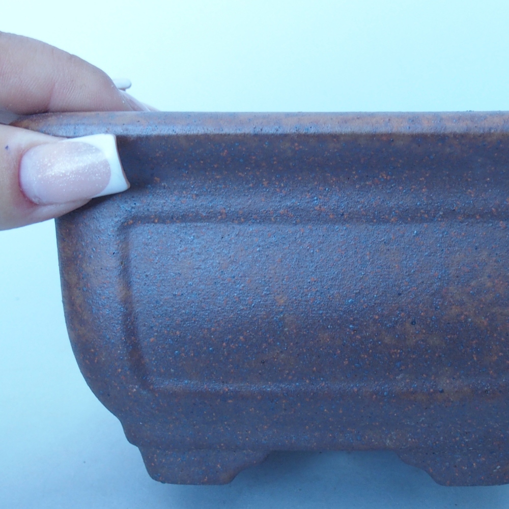 Miska 13,5 x 13,5 x 8 cm brązowa