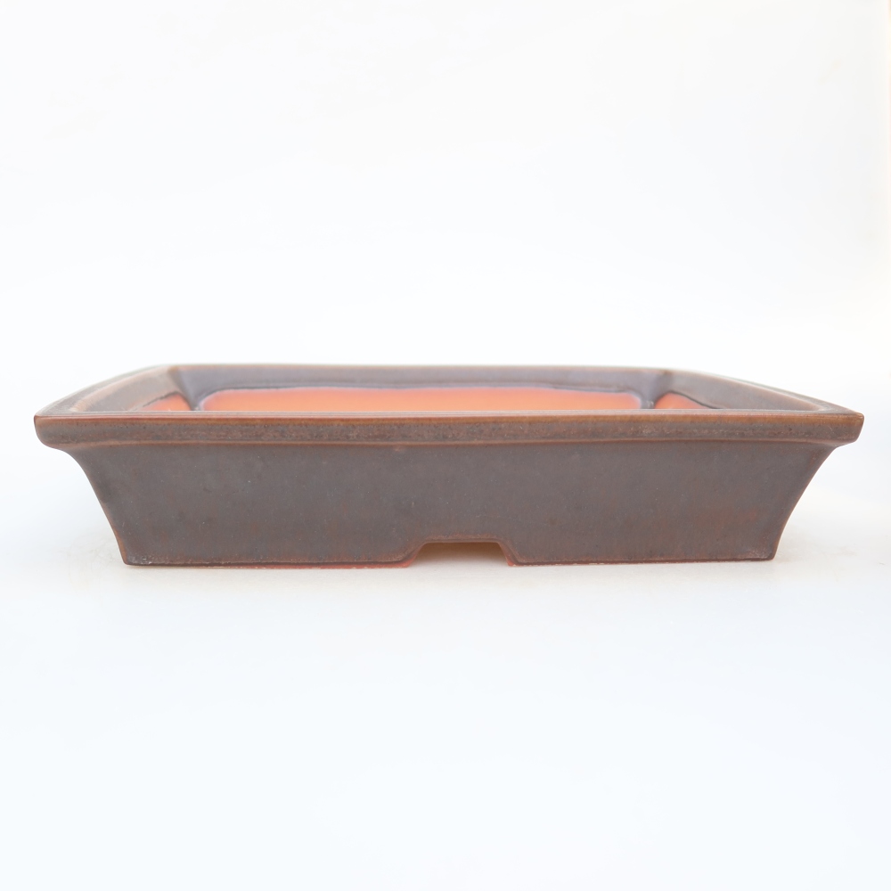 Ceramiczna miska  26 x 20 x 5 cm, kolor brązowy