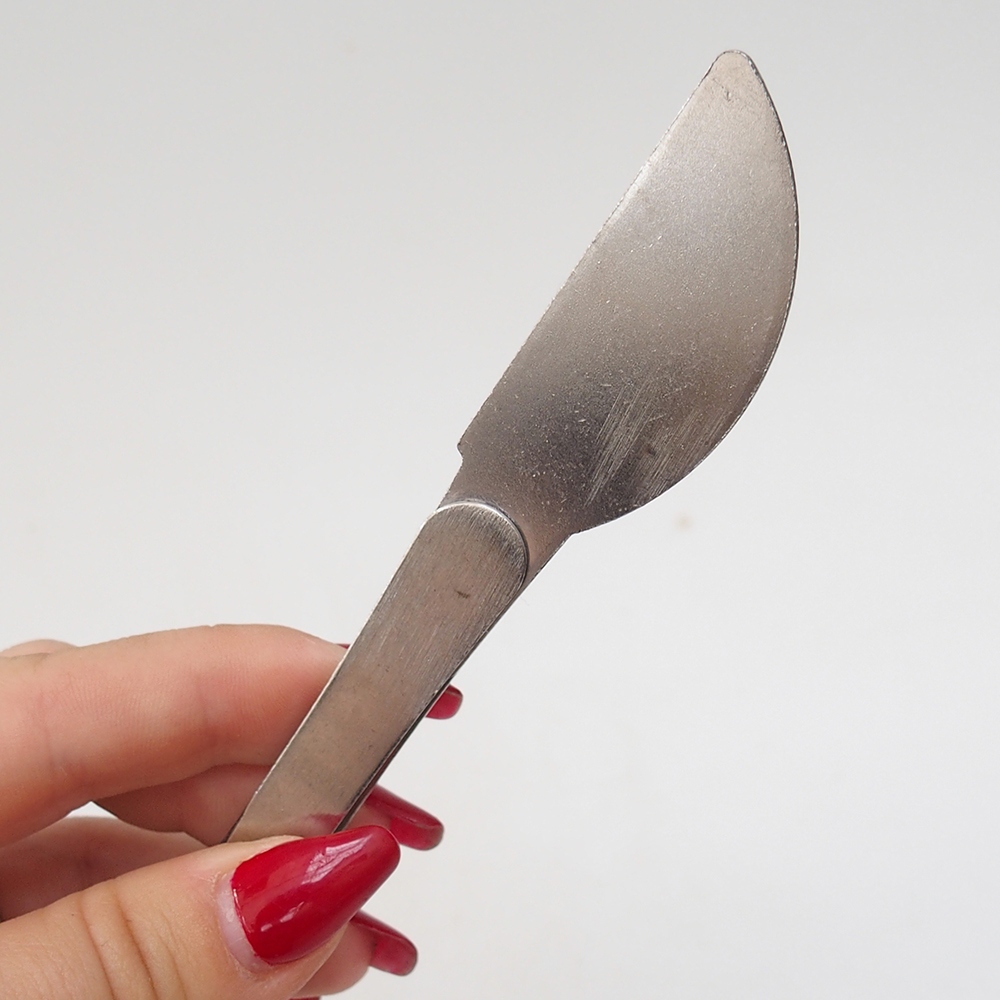 Szpatułka i pęseta 22 cm - stal nierdzewna