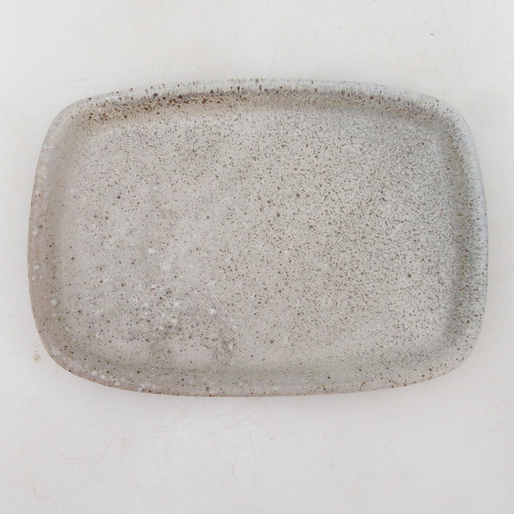 Miska ceramiczna H02 - 17,5 x 12 x 1 cm - beżowy