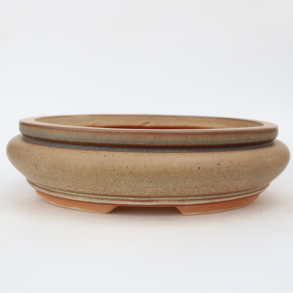 Miska ceramiczna  23 x 23 x 7 cm, kolor brązowy