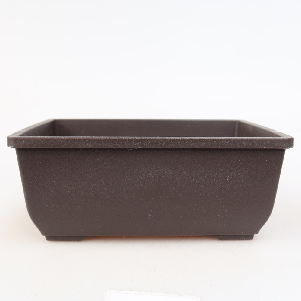 Plastikowa miska do bonsai MP-1, brązowa – 15 x 11 x 6 cm