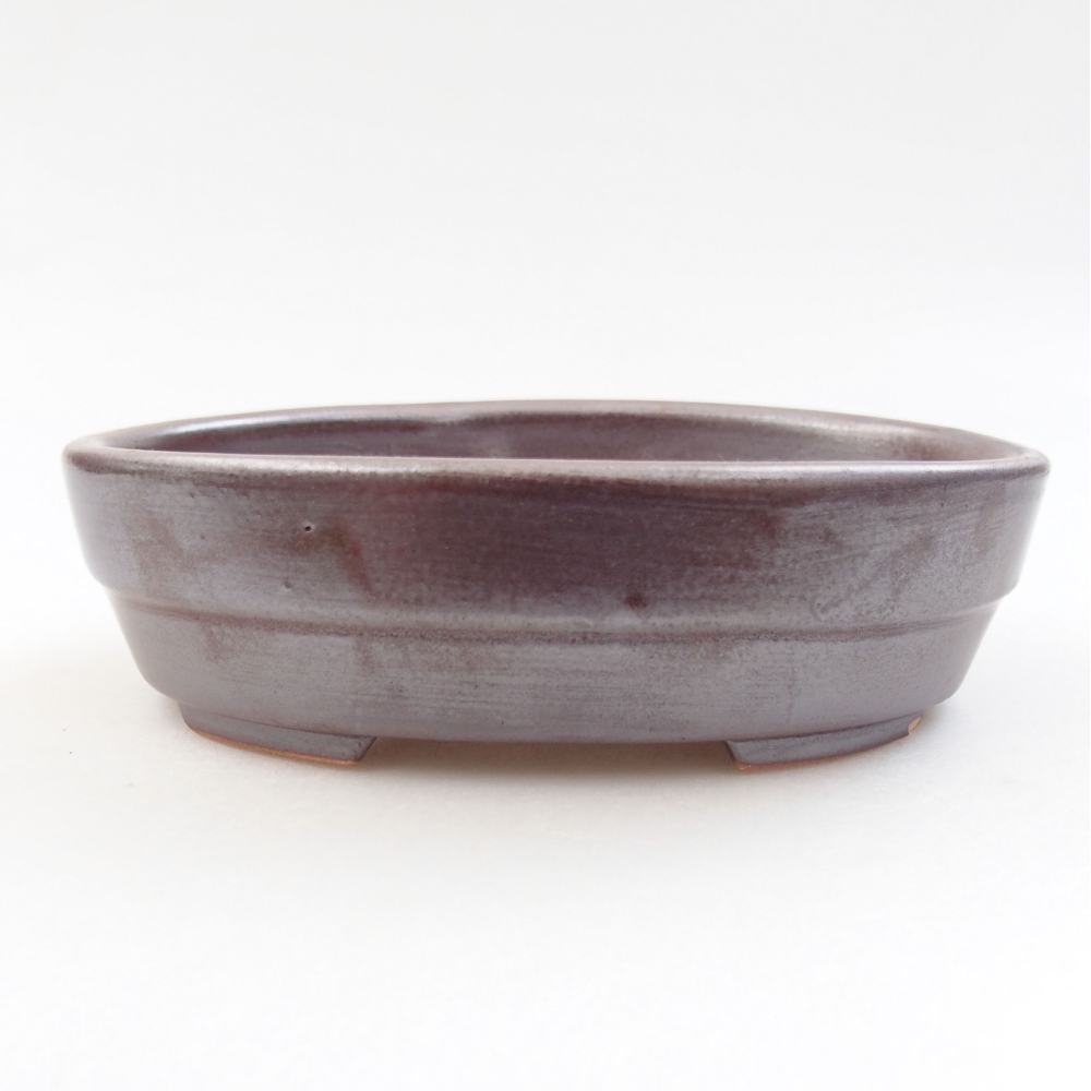 Ceramiczna miska bonsai 13,5 x 10 x 4 cm, kolor brązowy