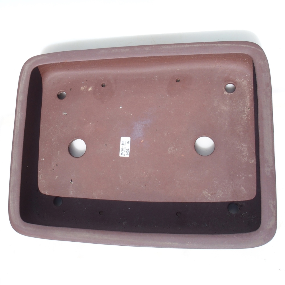 Misa do bonsai 49 x 37,5 x 11 cm - brązowa