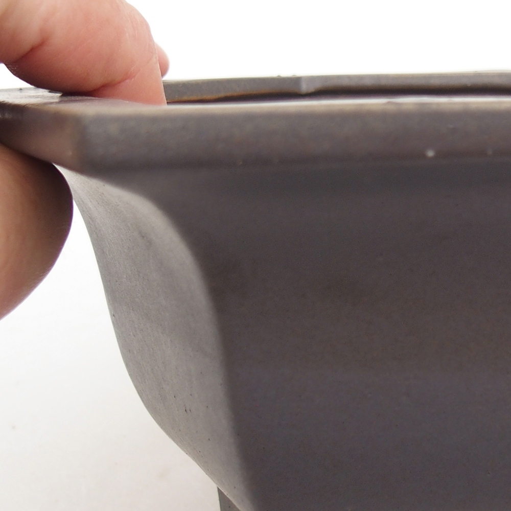 Ceramiczna miska na bonsai 18 x 16 x 9 cm, zielona