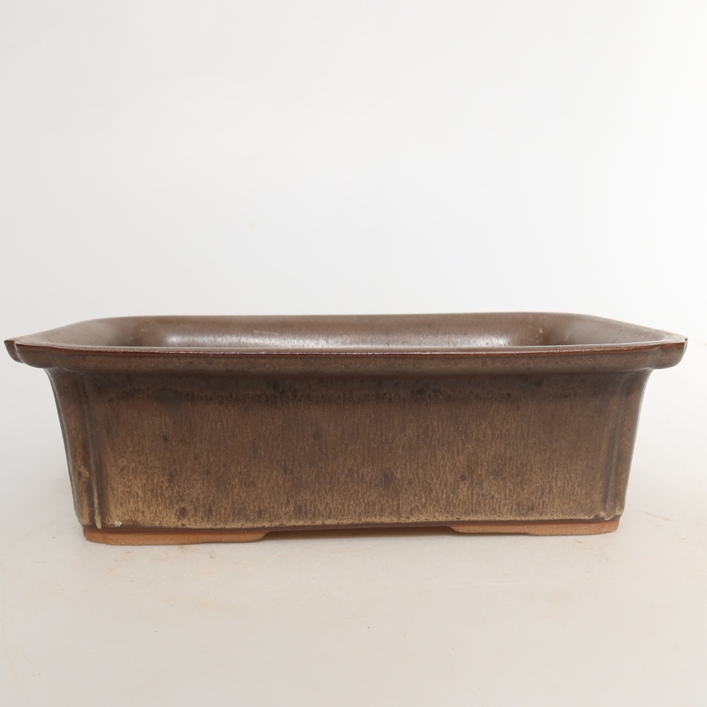 Miska ceramiczna  20 x 15,5 x 5,5 cm, kolor brązowy