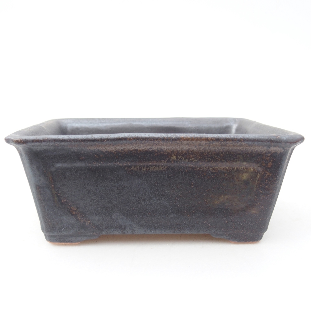 Ceramiczna miska do bonsai 13,5 x 10 x 5,5 cm, brązowa