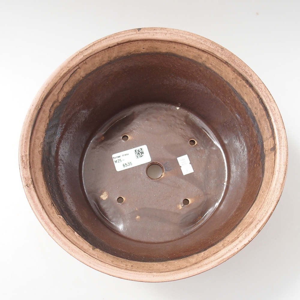 Ceramiczna miska na bonsai 24 x 24 x 11,5 cm, różowa