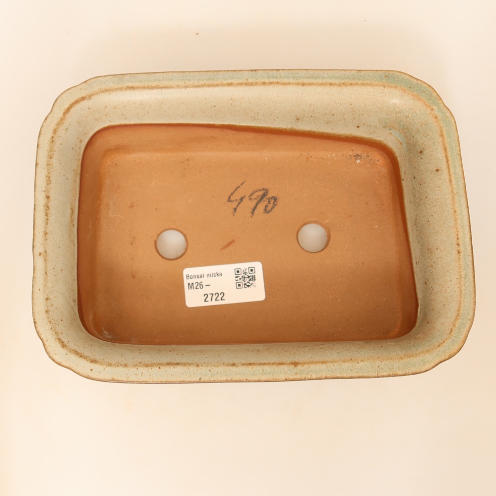 Miska ceramiczna  20 x 15,5 x 5,5 cm, kolor beżowy