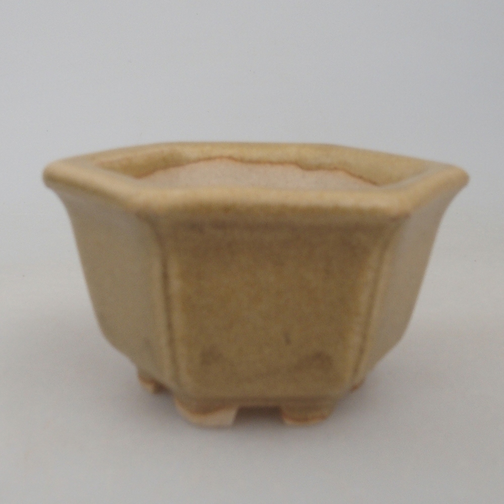 Mini miska bonsai 5 x 4,5 x 3 cm, kolor brązowy