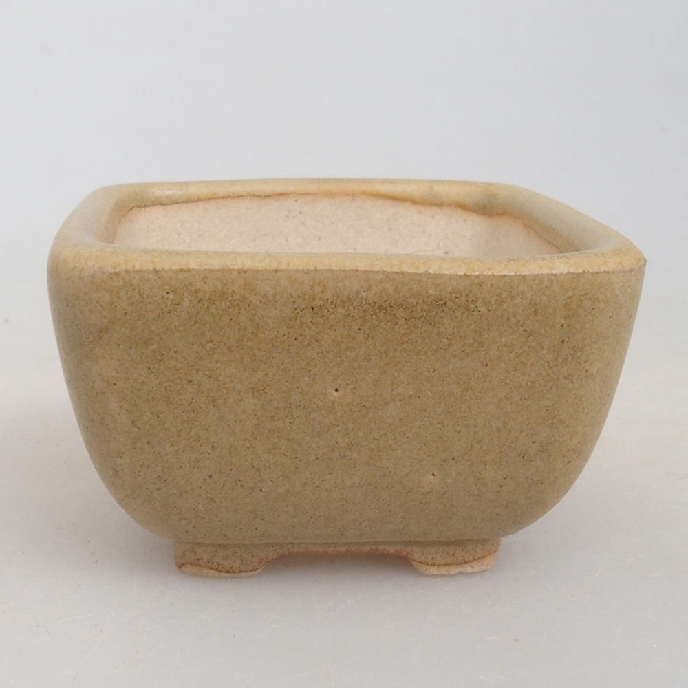 Mini miska bonsai 4,5 x 4,5 x 3 cm, kolor brązowy