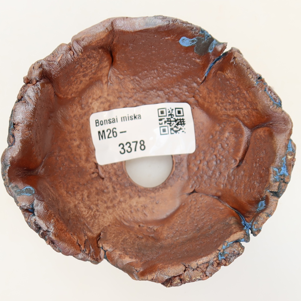 Ceramiczna skorupka 9 x 8,5 x 5 cm, kolor niebieski