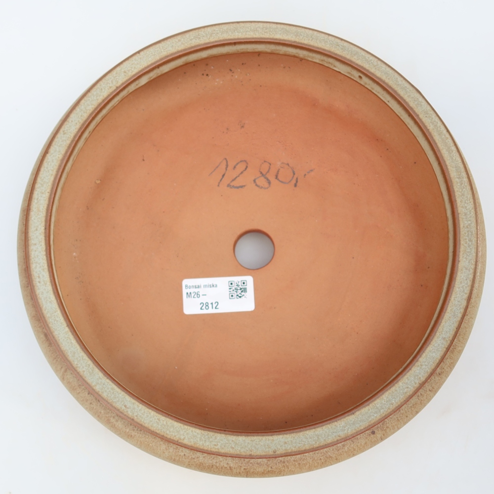 Ceramiczna miska  23 x 23 x 7 cm, kolor beżowy