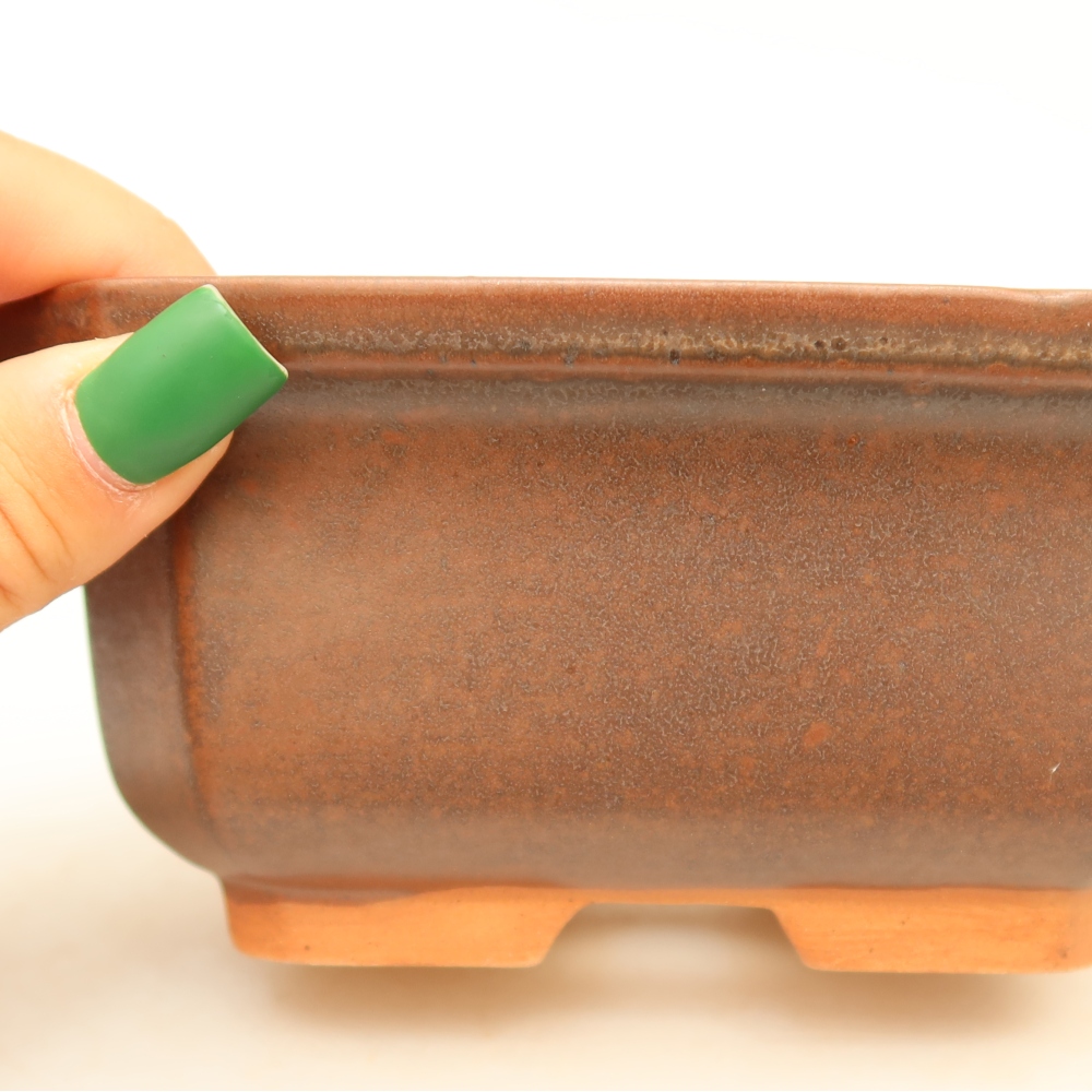 Ceramiczna miska  15 x 12 x 7 cm, kolor brązowy