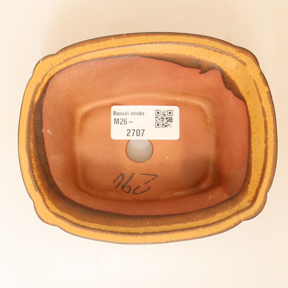 Ceramiczna miska  13 x 10,5 x 5,5 cm, kolor żółty