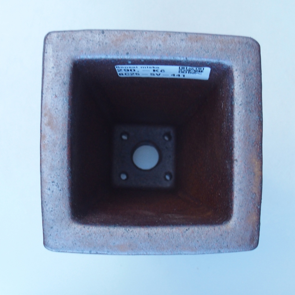 Miska 9 x 9 x 17,5 cm brązowa