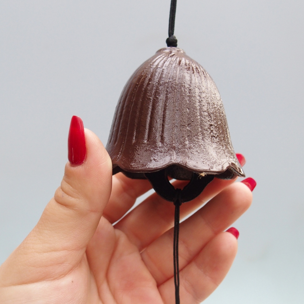 Metalowy dzwonek do wiatru, kolor brązowy