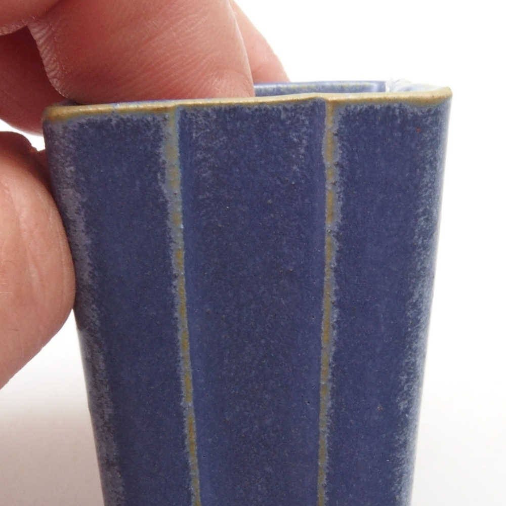 Mini miska bonsai 3 x 3 x 5,5 cm, kolor niebieski