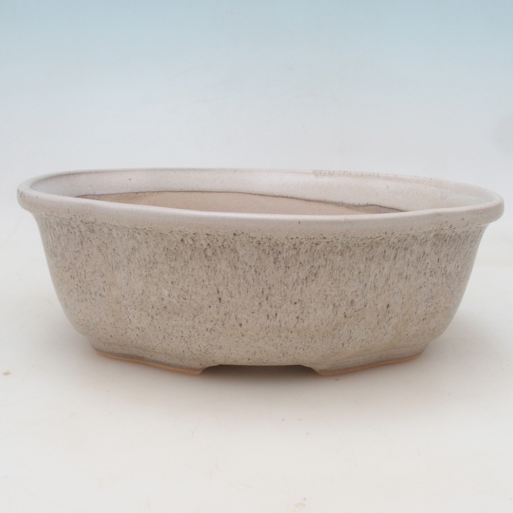 Miska bonsai + spodek H75 - beżowy
