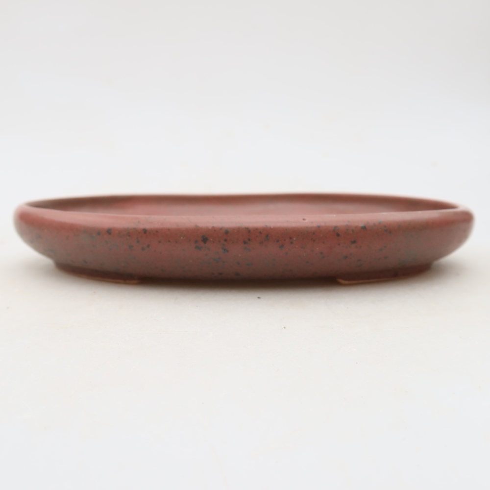 Ceramiczna miseczka do bonsai 17 x 12 x 2,5 cm, kolor różowy