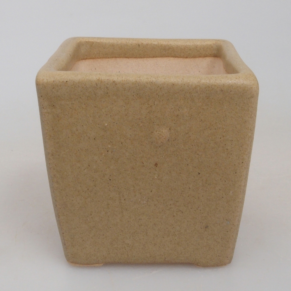 Mini miska bonsai 5 x 5 x 5 cm, kolor brązowy