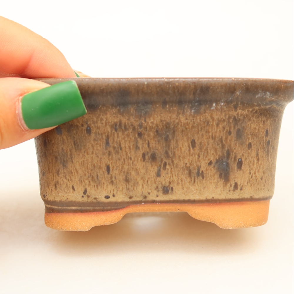 Ceramiczna miska  9 x 6,5 x 4,5 cm, kolor brązowy