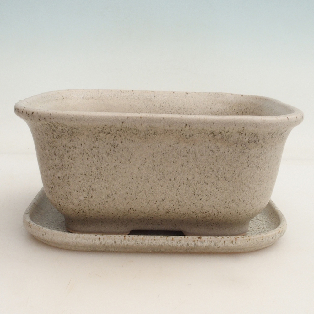 Miska bonsai + spodek H36 - 17 x 15 x 7,5 cm.