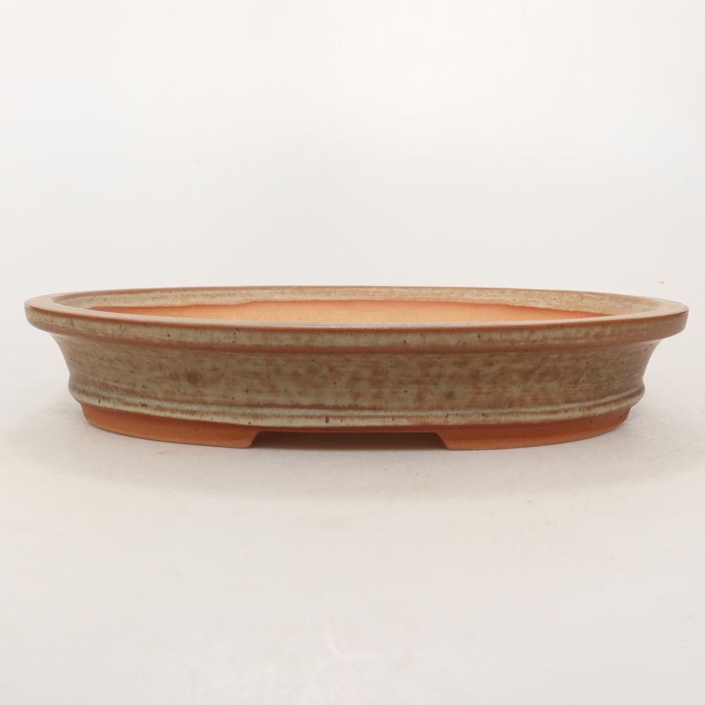 Miska ceramiczna  21 x 15 x 4 cm, kolor brązowy