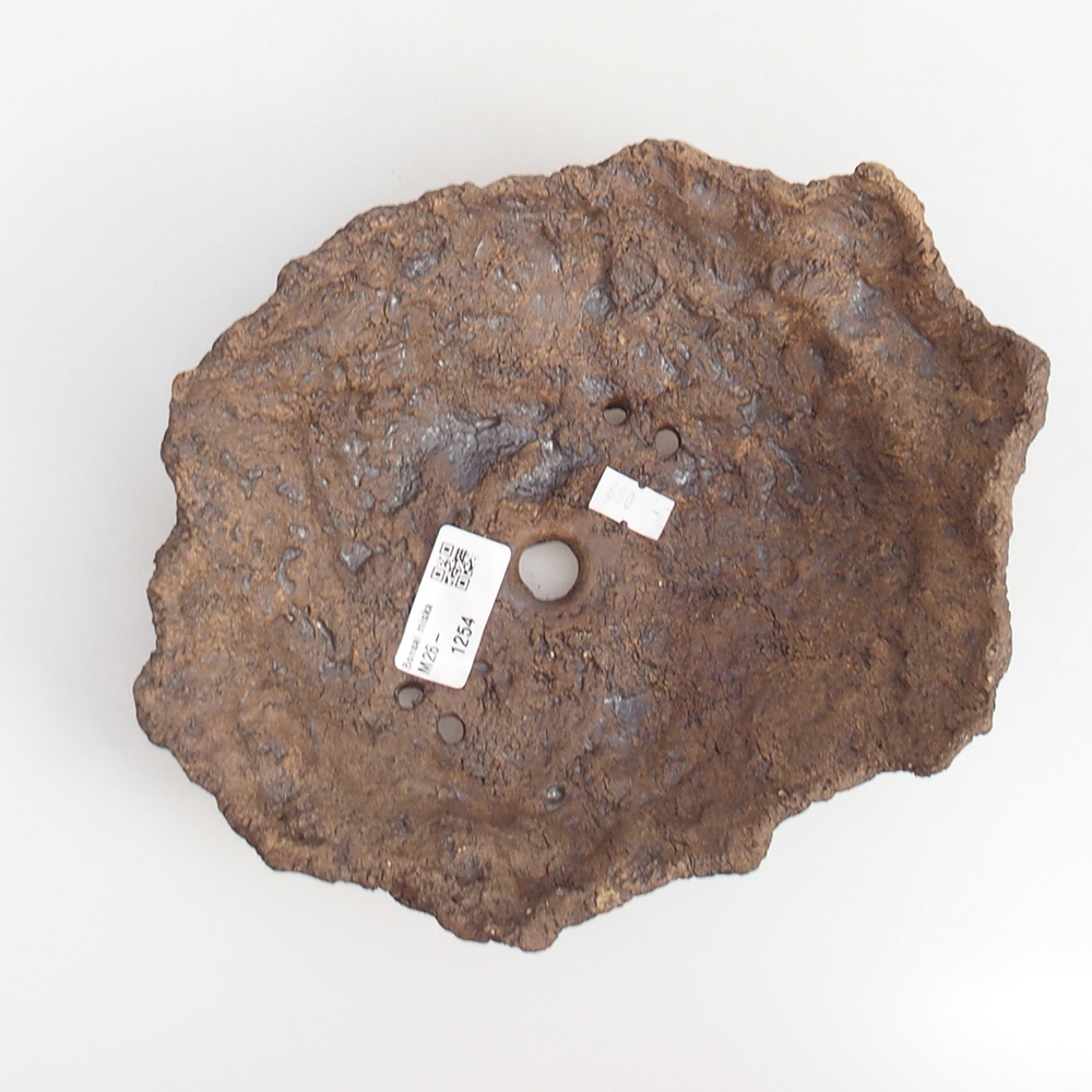 Ceramiczna skorupa 19 x 15 x 14 cm, kolor brązowy