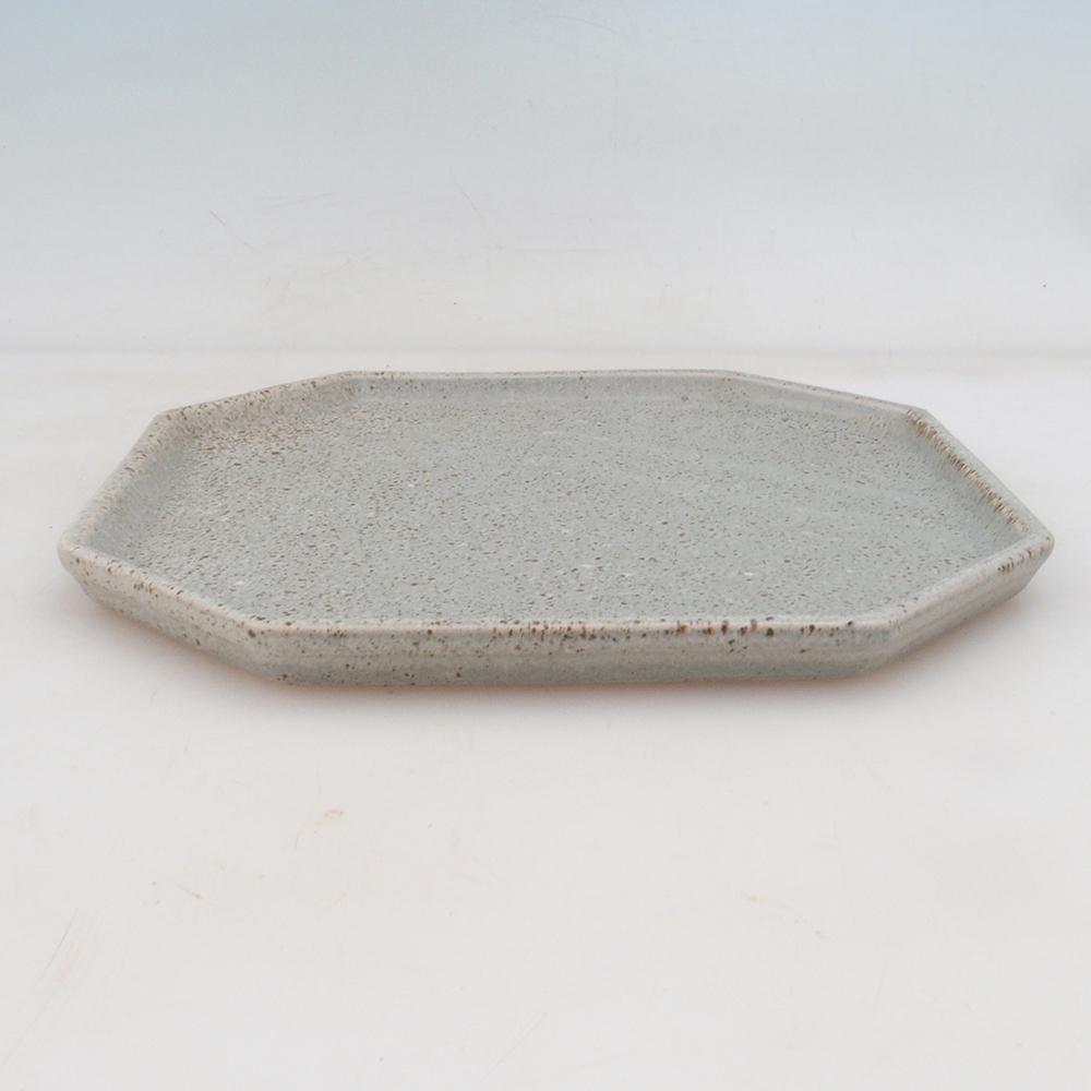 Miska ceramiczna H14 - 18 x 18 x 1 cm - zielona