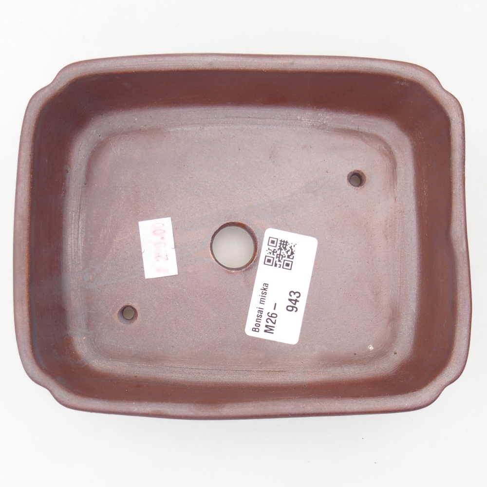 Ceramiczna miska do bonsai 15 x 12 x 4,5 cm, kolor metaliczny