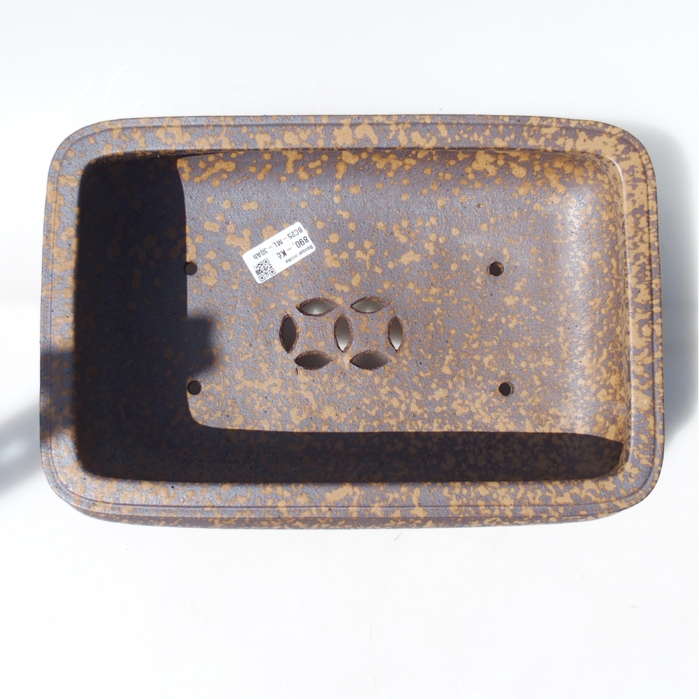 Miska 32 x 21 x 12 cm brązowa