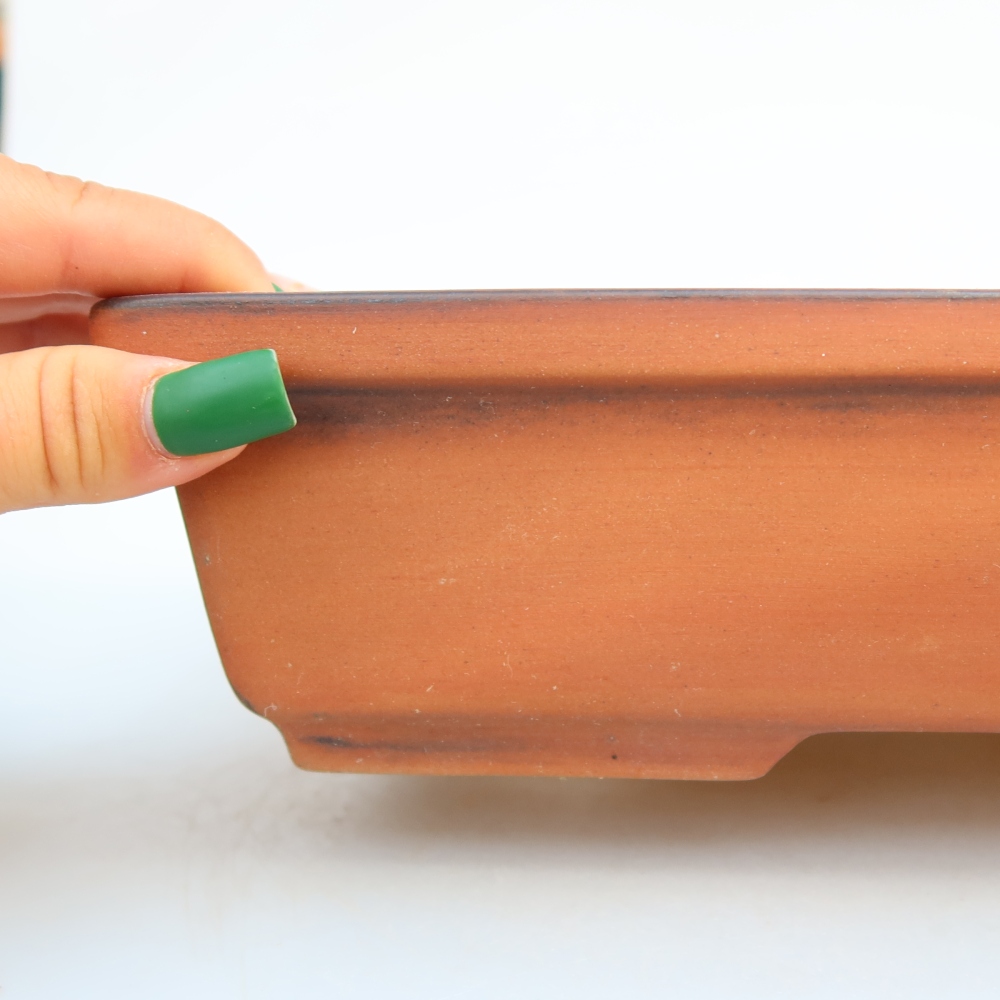 Ceramiczna miska  25,5 x 19 x 7 cm, kolor ceglasty