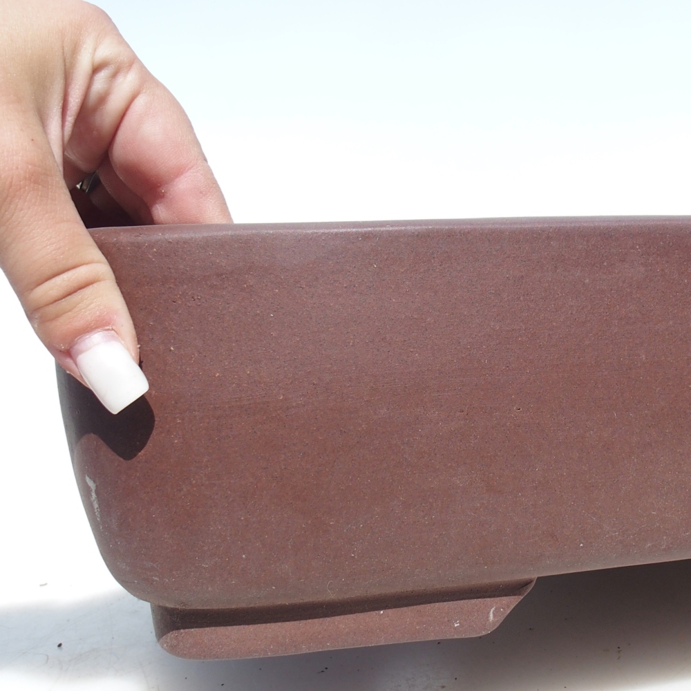 Misa do bonsai 49 x 37,5 x 11 cm - brązowa